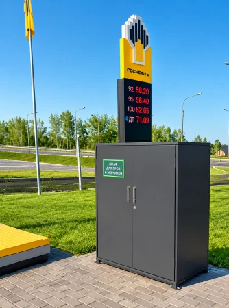Шкаф для проб и мерников 1250х650х1490 мм